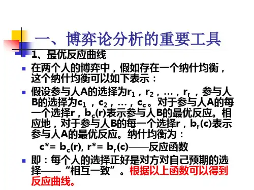 博弈论的应用