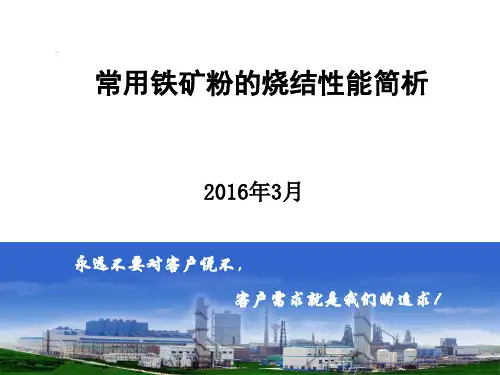 常用铁矿粉烧结特性-2