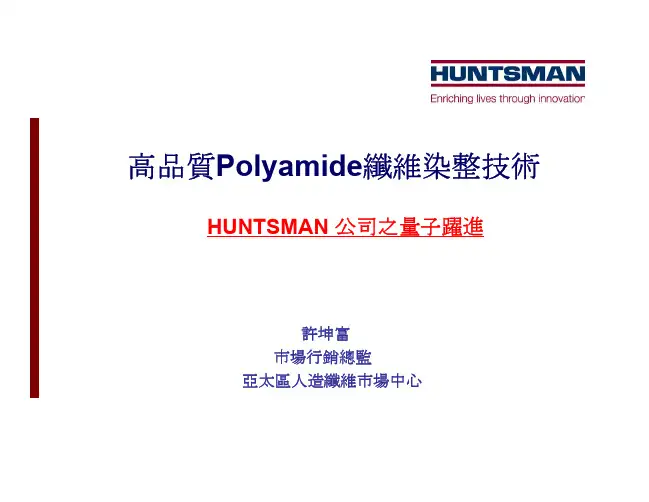 高品质Polyamide纤维染整技术简报