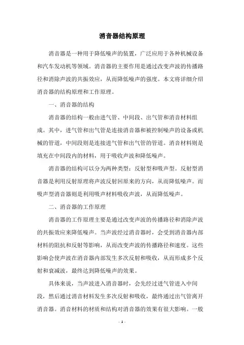 消音器结构原理