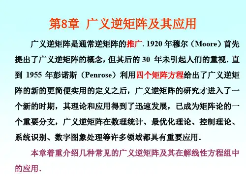 矩阵论第8章