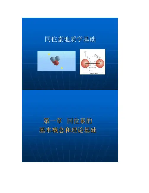 同位素地质学基础.