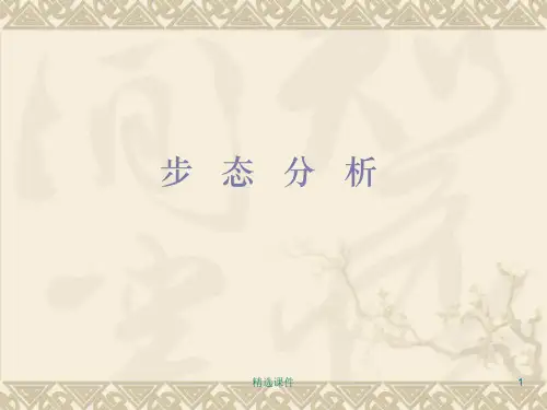 步态分析ppt课件