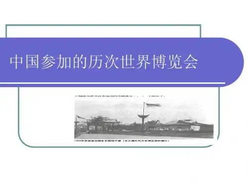 我国参加世博会的情况