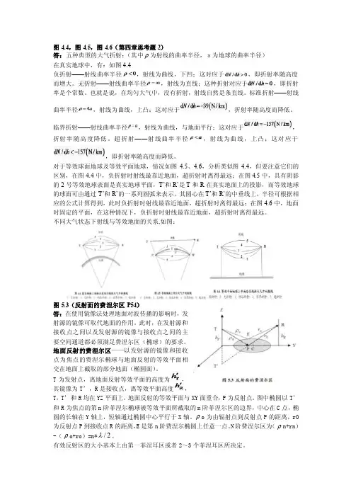 电波传播理论（公式）