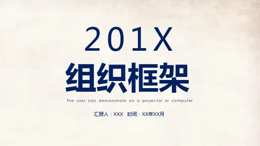创意组织架构图通用PPT课件资料
