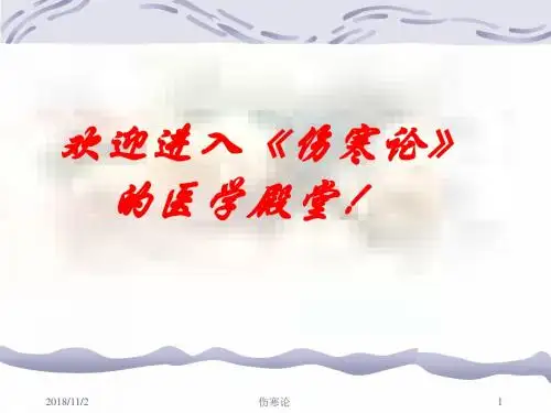 伤寒论--太阳病概述证 PPT课件
