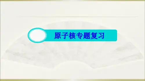 2023年高三物理二轮专题复习原子核