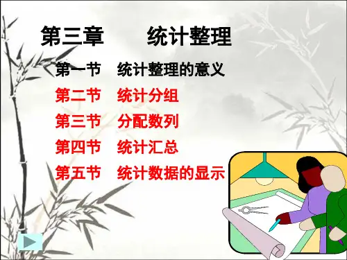 统计整理 PPT课件