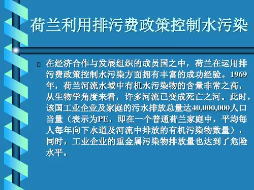案例排污收费排污权交易