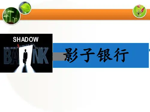 影子银行PPT课件