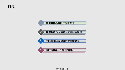 品牌推广方案PPT课件