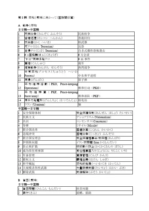 日语中级口译-8