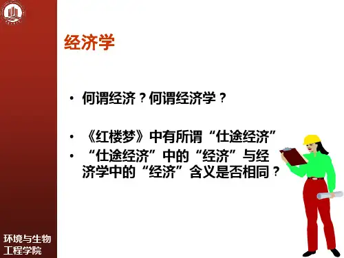 工程经济学技术经济学概述