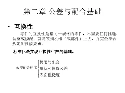 第二章 公差与配合基础