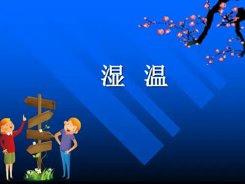 温病学湿温ppt课件