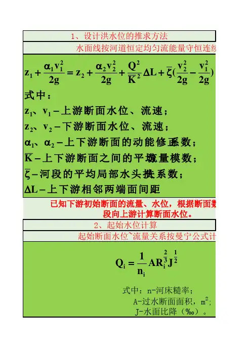 冲刷、波浪要素及安全超高计算