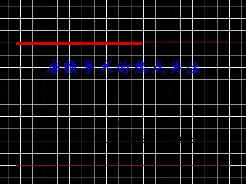 房颤射频消融的热点关注新 ppt课件 共60页