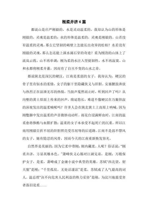 刚柔并济6篇 .doc