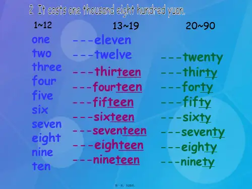 四年级英语下册Module2Unit2《Itcostsonethousandeighthundred