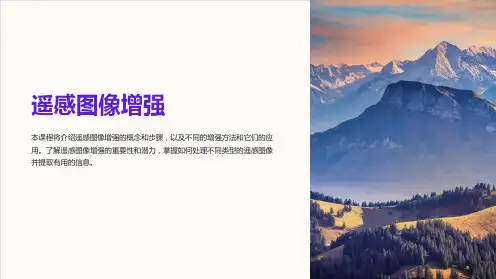 《遥感图像增强》课件