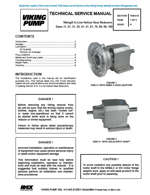 Viking Pump, Inc. Technical Service Manual