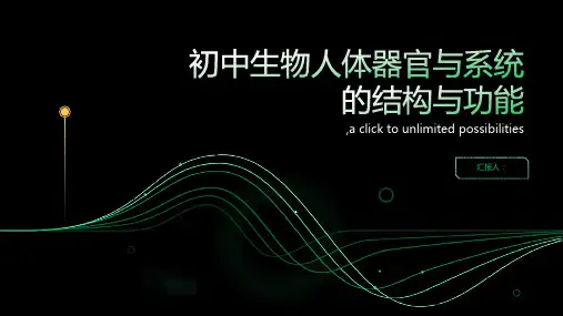 初中生物人体器官与系统的结构与功能