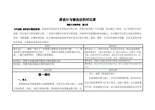 对比表MicrosoftWord文档