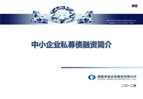 中小企业私募债融资简介120514-精品文档