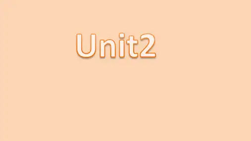 朗文少儿英语课件 LEW4B UNIT2 LESSON1