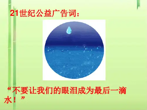 3.3 水资源的合理利用课件(共31张PPT)