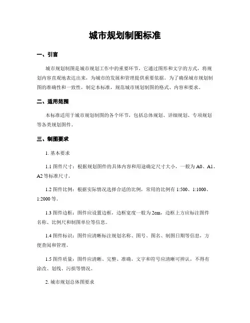 城市规划制图标准