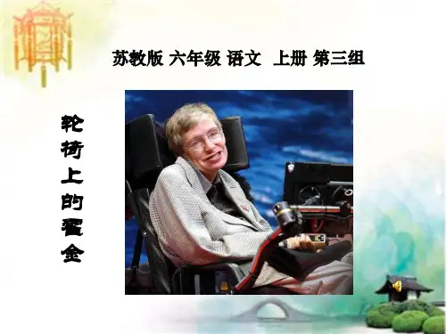 苏教版六年级上册《轮椅上的霍金》PPT课件5 公开课一等奖课件
