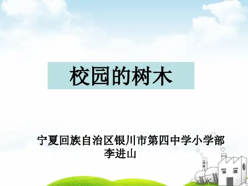 教科版《校园的树木》》PPT课件