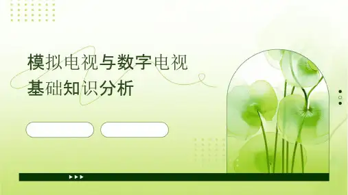 模拟电视与数字电视基础知识分析课件