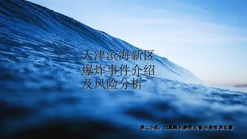 天津滨海新区爆炸事件PPT精选文档