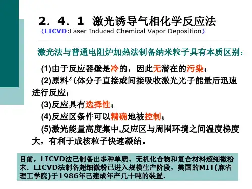 纳米材料导论纳米粒子制备方法