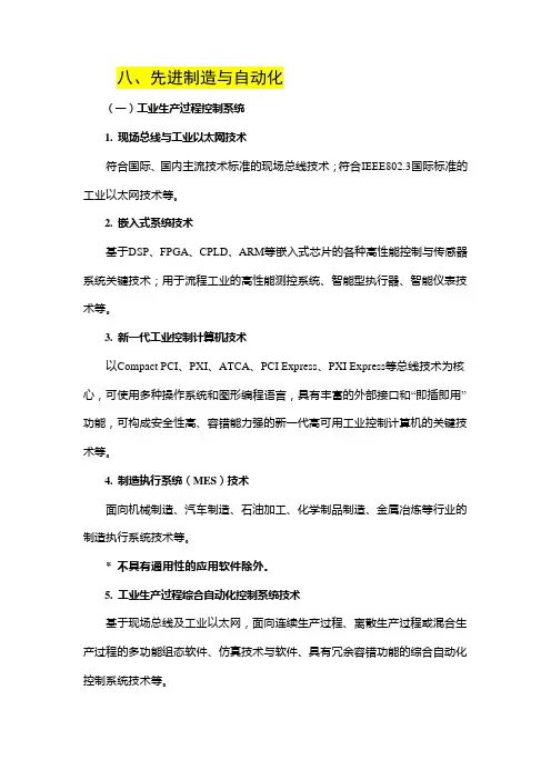2016年国家重点支持的高新技术领域