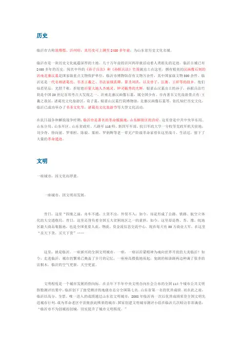 临沂文化