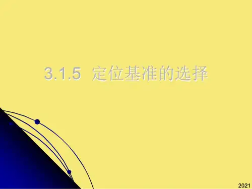 定位基准的选择PPT优秀资料