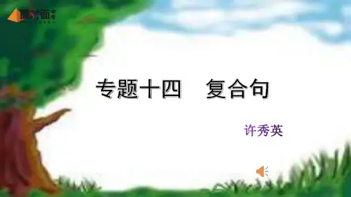初中英语复合句专题复习