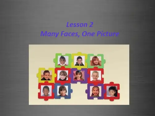 初中英语(冀教版)八年级上册(八上)-《Lesson 2 Many Faces, One Picture》PPT课件 (3).ppt