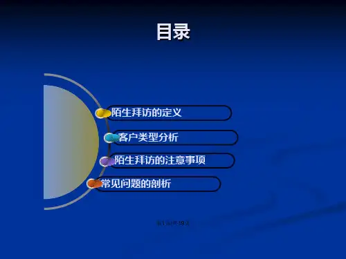 陌生拜访的方法与技巧.pptx