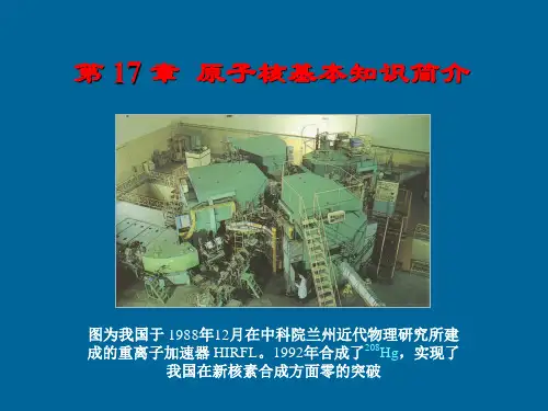 原子核基本知识简介36页PPT