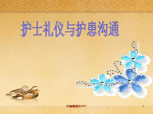 护士礼仪与护患沟通PPT课件