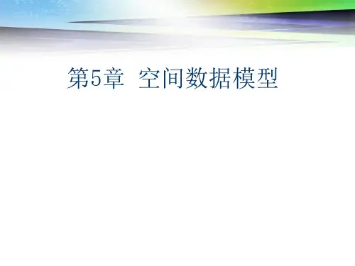 第5章GIS数据库-空间数据模型解析