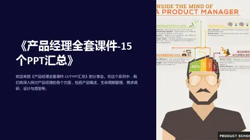 《产品经理全套课件-15个PPT汇总》