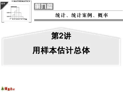 高三 复习 频率分布直方图