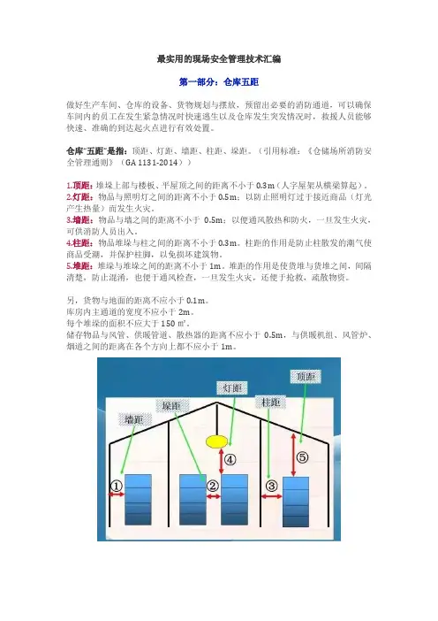 第一部分：仓库五距