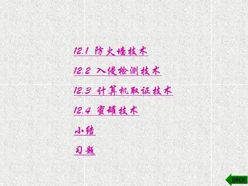 《信息安全技术》课件第12章